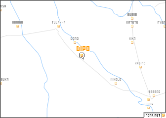 map of Dipo