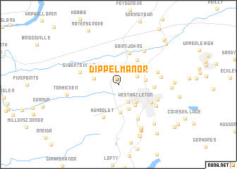 map of Dippel Manor