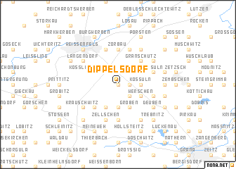 map of Dippelsdorf