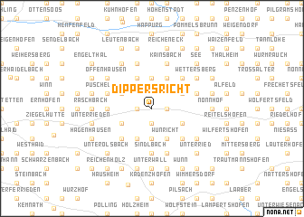 map of Dippersricht