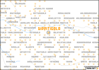 map of Dippitigala