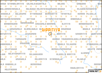 map of Dippitiya