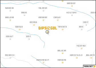 map of Dipsizgöl