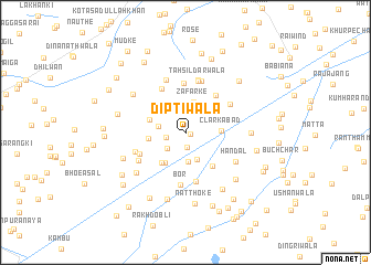map of Diptiwāla