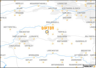 map of Dipton