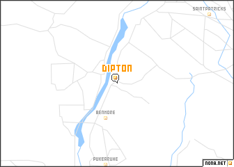 map of Dipton