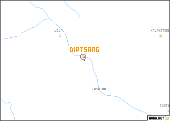 map of Diptsang