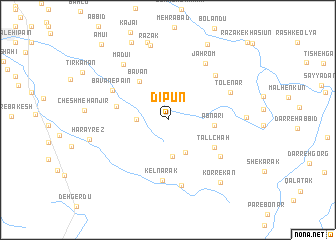 map of Dīpūn