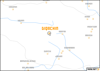 map of Dīqāchīn