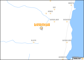 map of Diraʼinkwa