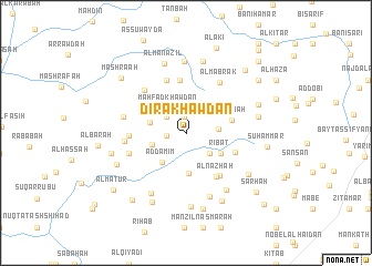 map of Dirā Khawdān