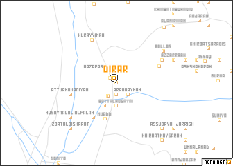 map of Ḑirār