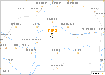 map of Dira