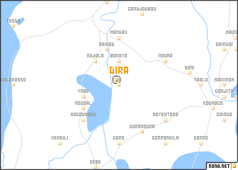 map of Dira