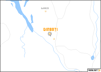 map of Dirbati