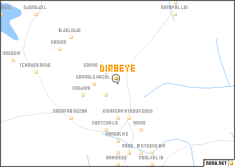 map of Dirbéyé