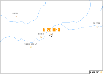 map of Dirdimma