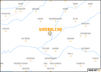 map of Dirē Balcha