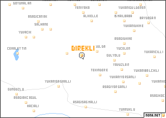 map of Direkli