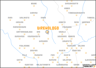 map of Diréwologo