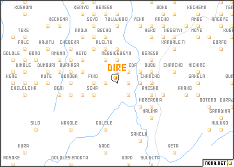 map of Dirē