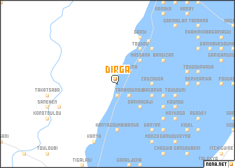 map of Dirga