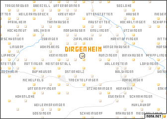 map of Dirgenheim