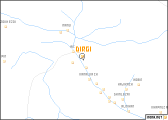 map of Dirgi