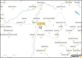 map of Diriá