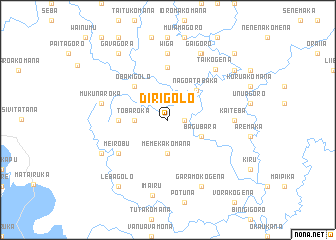 map of Dirigolo