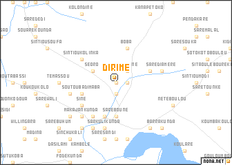 map of Dirimé