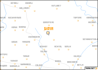 map of Dirim