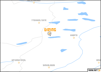 map of Diring