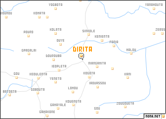 map of Dirita