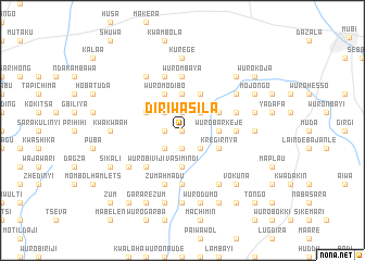 map of Diriwasila