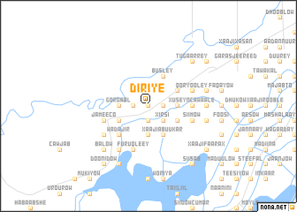 map of Diriye