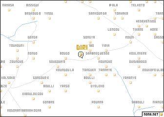 map of Diri