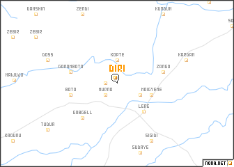 map of Diri