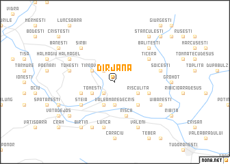 map of Dîrjana