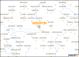 map of Dirkintai