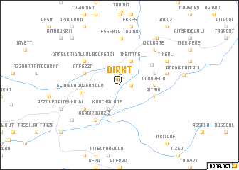 map of Dirkt