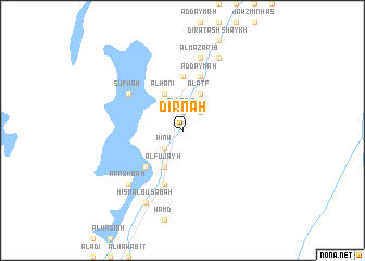 map of Dirnah