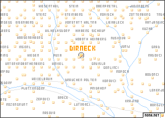 map of Dirneck