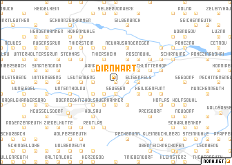 map of Dirnhart