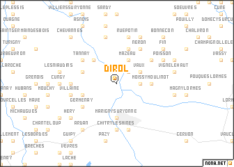 map of Dirol