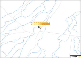 map of Dirranbandi