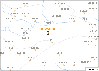 map of Dirsekli