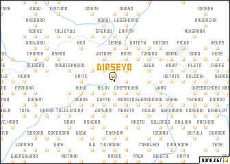 map of Dīrseyo