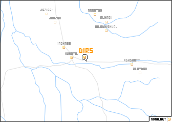 map of Ḑirs