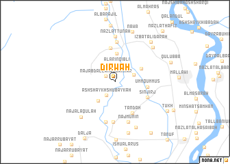 map of Dirwah